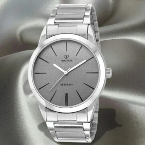 Walrus Water Resistant, Quartz Movement Grey Dial With Metal Strap Analog Watch  - For Men WWM-070707