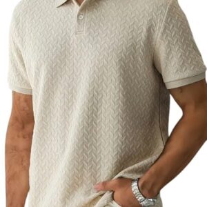 Trillion Jaqquard Men's Polo T Shirt for Men